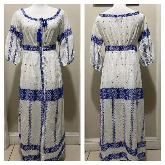 Bardot Dress- Greece Santorini - Picture 2 of 8